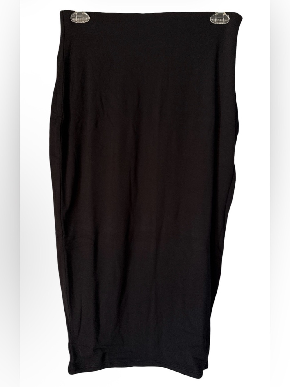 🆕 Naked Wardrobe black get snatched midi skirt